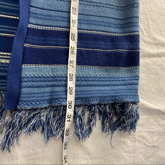 Lauren Ralph Lauren Blue Striped Cardigan - Picture 10 of 11